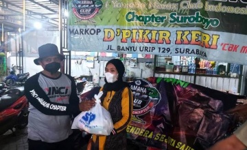 YAMAHA JATIM DUKUNG YNCI PEDULI MASYARAKAT SURABAYA